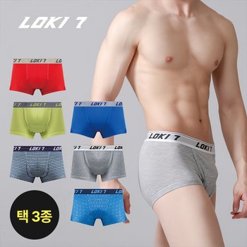 [로키세븐] LOKI7 남성 분리형 기능성 드로즈 LOKI7 택 3종 무료배송