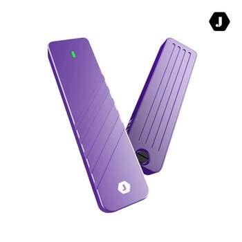 JW-i9 PRO 퍼플 C타입 10G M.2 NVMe SSD 외장케이스 SSD케이스 휴대용SSD