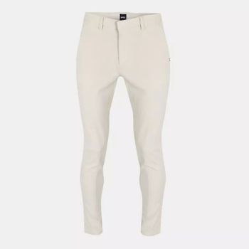 보스 치노 바지 오픈 화이트 Boss Kaito Chino Trousers Open White 51860401 146700603