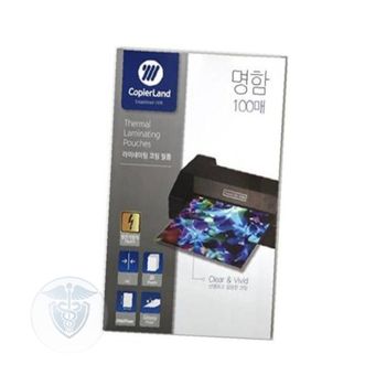 정전기방지 GI79VA84 코팅지 명함2규격 60x90 150mic 100매 필름지 회사코팅지 명함필름지 명함