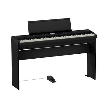 [해외] Roland FP-E50-BK 포터블 피아노 스탠드 KSFE50  다퍼 페달 DP-10 세트 내장 스피커