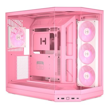 HYTE Y50 RGB 미들타워 케이스 스트로베리 밀크