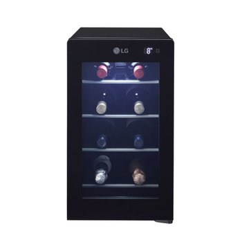 LG 디오스 미니 와인셀러 W087B 블랙 8병