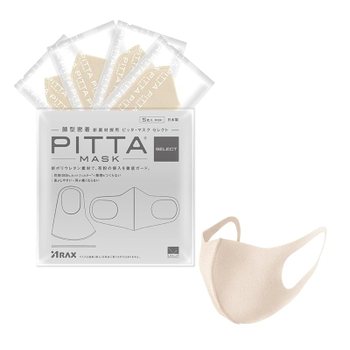 [해외] 피터 마스크 PITTA MASK SELECT 소프트 베이지 5장들이 레귤러 사이즈