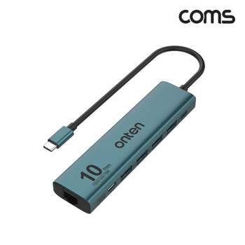 C타입 USB 멀티허브 5포트 + 이더넷 랜카드 인터넷랜카드 유선랜카드 타입C랜카드 LAN카드