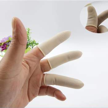 sDD 수작업 지폐세기 골무 손가락 고무장갑M 10P