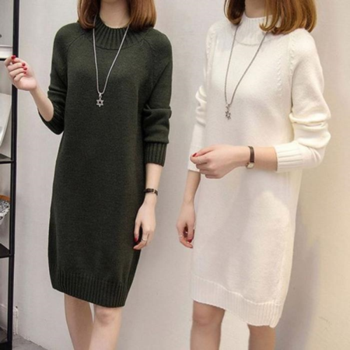 [오노마] ONM 여성 원단 윈터 니트 원피스 따뜻 부드러운 봄가을겨 (28465857)