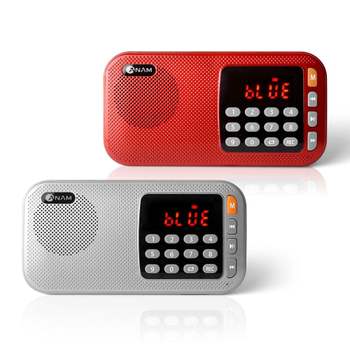 아남 587ZNV26 효도라디오 TF/USB재생 번호선곡 FM라디오 LCD