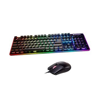 [해외] 독일 쿠거 키보드 Cougar Deathfire EX Gaming Keyboard and Mouse Multi-Colour Light Effects