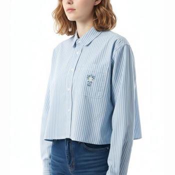 셀린느 CROPPED SHIRT IN HICKORY STRIPED COTTON RC04R0844 FZC7 히커리 스트라