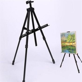 휴대용 미술 이젤 야외용 그림 이젤 가벼운 3단 접이식 알루미늄