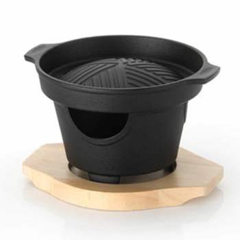 무쇠불판 VS43ZA27 야외바베큐 불판 무쇠 미니화로 17cm