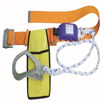 성안세이브 184ZQP95 벨트식 안전대 13-0045 ST대구경로프 수동 ST 오렌지