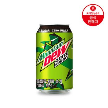 롯데칠성 마운틴듀 제로슈거 355ml x 24개[35945520]