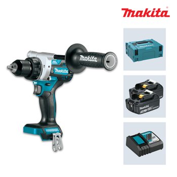 마끼다 DDF486RFE 18V 3.0Ah 배터리 2팩 충전드라이버드릴 DDF481후속 BL모터+케이스