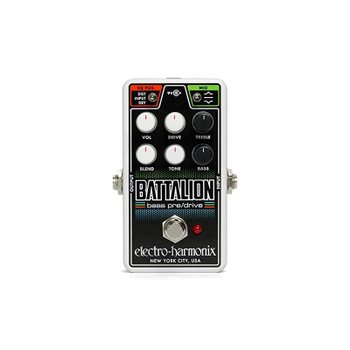 [해외] ELECTRO-HARMONIX Nano Battalion 베이스 프리앰프  오버드라이브 베이스 이펙터 병행 수입품