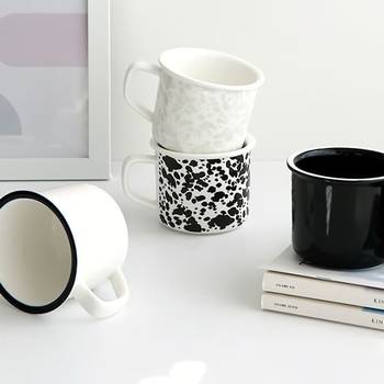 에나멜러스 머그잔 머그컵 커피잔 370ml