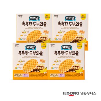 [비밀특가] 후디스 아이얌 촉촉한 두부와플 바나나 64g 4개