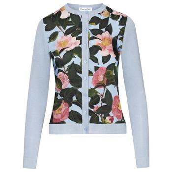 26 SS Oscar de la Renta 카멜리아 버튼 업 가디건  24RN155CAMPPB TP429578647