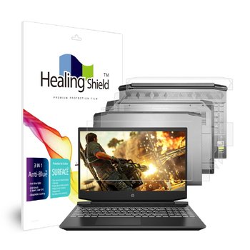 HP 파빌리온 게이밍15 ec0054ax 블루라이트차단 액정보호필름1매 외부3종 세트