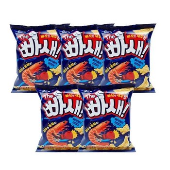 해태 THE 빠새 45g x 5개 / 빠삭한 새우칩