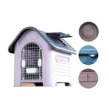 썬루프 도그하우스(02DX) - 그레이 조립형 중대형견집 (WCD040D)