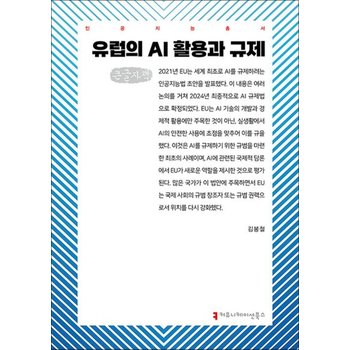 [큰글자도서] 유럽의 AI 활용과 규제