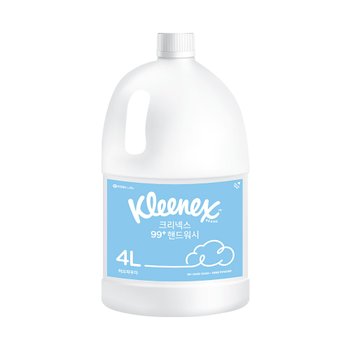크리넥스 99+ 대용량 거품형 핸드워시 허브파우더향 4L