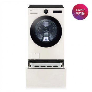[LG전자 직영] 오브제컬렉션 세탁기 25kg FX25EAR + 키높이수납장 FP7E (...