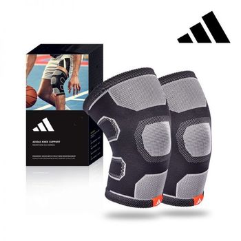 adidas 아디다스 FITNESS 에센셜 무릎 보호대 세트(2개입) 니슬리브