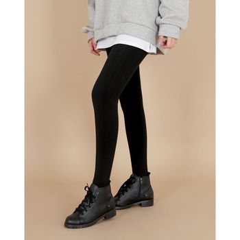 퍼스트클로 2매 겨울필수템 여자라떼이중 심리스 밍크융털레깅스_P315033575