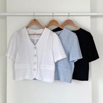 빅사이즈사랑해요 P699L307 리브브이하트린넨자켓 MO (10546426)