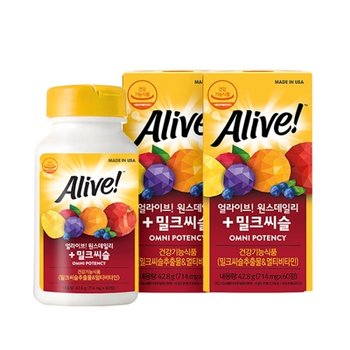 얼라이브 원스데일리 밀크씨슬 60정