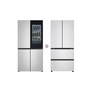 디오스 오브제컬렉션 냉장고 +디오스 오브제 김치톡톡 R1081SVV357 실버
