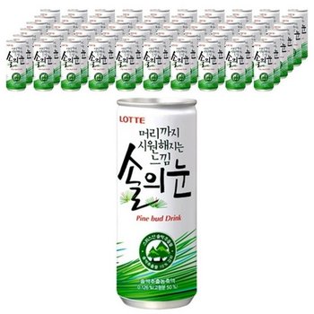 솔의눈 240ml 30캔x2 사무실 간식 비품 무료배송