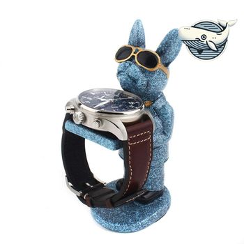 포춘독 귀여운 강아지 시계 및 안경 거치대 시계거치대