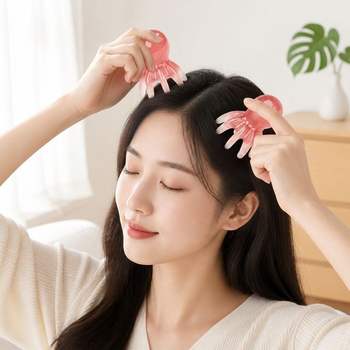 얼굴 마사지기 문어 두피 괄사 셀프 홈케어 기구