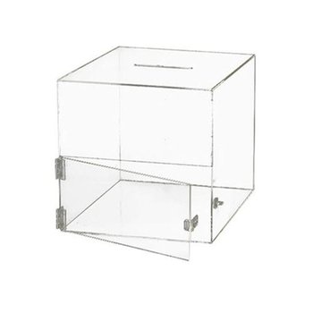 고품질 모금함 중형 전시함 응모박스 투표함 명함박스 응모함 명...