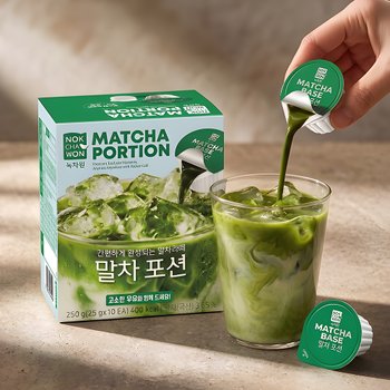 녹차원 말차포션 25g 1곽 10개입