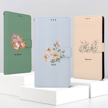 꽃말플라워 다이어리 카드 지갑 휴대폰 케이스 LG Q92 Q9 Q8 Q70 Q7 Q6 X5 X6 X300 X400 V30 V40