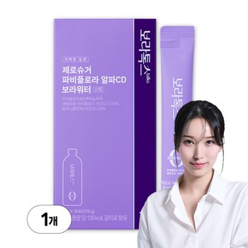 [오늘출발] 보라톡스 제로슈가 파비플로라 알파CD 보라워터 스틱 18g x 15포 1박스