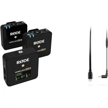 [해외] 독일 로데 마이크 방송용 RODE Wireless GO II Ultra Compact Dual Channel Microphone System w
