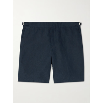 26 SS 올레바 브라운 네이비 노리치 스트레이트 린넨 쇼츠 TP568342624