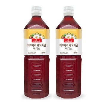 메가커피 아크바 타트체리 캐모마일 베이스 1000ml 2개세트