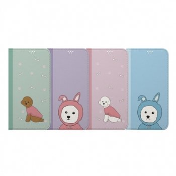 갤럭시 A8스타 G885 A9프로 G887 네오 스탠다드 위드푸들 지갑형 다이어리 핸드폰 케이스