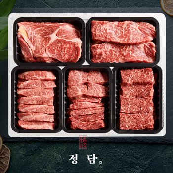 SSG정담  1++(7)등급 농협영주한우 VVIP 로스모음2호 3kg