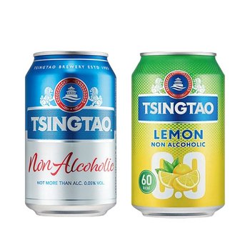 칭따오 논알콜 330ml 1캔 + 칭따오 논알콜릭 레몬 330ml 1캔