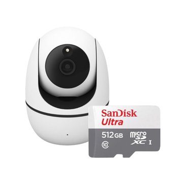 IPTIME C500+512GB 가정용 홈카메라 스마트폰 원격제어 CCTV 베이비 홈캠