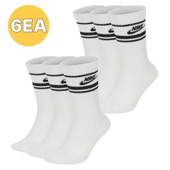 양말 에브리데이 에센셜 크루 삭스 화이트 DX5089 103_P400081048