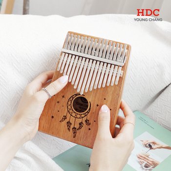 영창 영창  취미용 교육용 17키 칼림바 음계각인 마호가니 올솔리드 YK200M